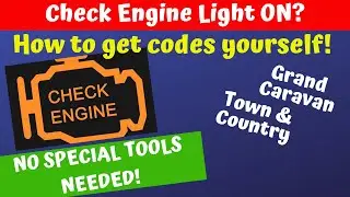 How To Get Check Engine Light Codes Without A Code Reader Town & Country Grand Caravan
