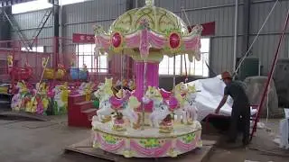 Kiddie Carousel - 6 Horse Carousel for Sale