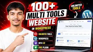 🚀 Create a 100+ Multi Tool Website in WordPress | No Coding With Ai 😱