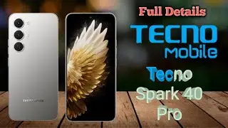 New Tecno Spark 40 Pro 4g Smartphone || Full Details.