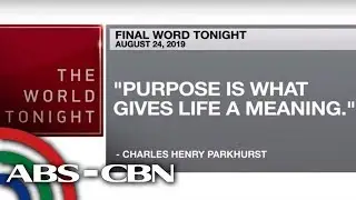 Final Word - August 24, 2019 | ANC