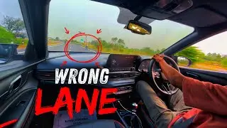 Wait... is he in the WRONG LANE?! 😳🚗 | i20 N Line | Raw Sound Only | #i20NLine #IndianRoads