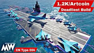 CN Type 004 - Most Cheapest but deadliest build🔥1.2K/AC - Modern Warships