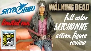 SDCC 2015: Skybound Comics EXCLUSIVE MICHONNE ACTION FIGURE REVIEW! feat. the full color version
