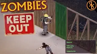 Fortifying the Fallas Lake gas station in PROJECT ZOMBOID