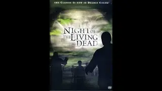 old Horror movie Night of the Living Dead 1968 Colorized