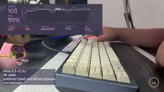 xmi keycaps are really good for their price! | think 6.5 v2 2u f4r plate with alpacas