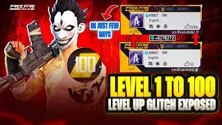 FREE FIRE SECRET LEVEL UP GLITCH 💥|| MACRO LEVEL UP - EXPOSED 🚨💫|| 100x FAST LEVEL UP 💯||#freefire