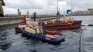 Tug towing practice