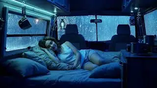 Rain Sounds for Sleep 🚗 Strong Car Rain Ambience for Fast & Peaceful Sleep