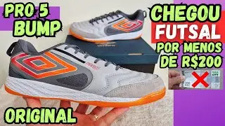 PAGUEI MENOS DE R$200,00 NA CHUTEIRA FUTSAL UMBRO PRO 5 BUMP ORIGINAL🔥 VERDADE OU MENTIRA CONFERE AI
