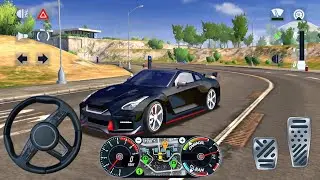 New Nissan GTR Black Uber Driver Experience - Taxi Car Simulator : EVO - Android Gameplay