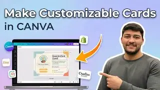 How to Make Customizable Cards in Canva & Sell on Etsy | Digital Products Step-by-Step