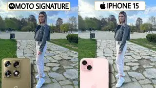 Motorola Signature 5G Vs iPhone 15 Camera Test Comparison 