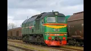 [LDZ] Манёвры тепловоза М62-1039 по станции Meitene (Eleja)