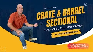 Crate and Barrel Sectional