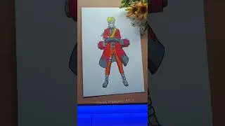 Naruto Uzumaki Full Body Drawing 🤯🔥 #anime #drawing #naruto