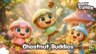 🎵 Happy Tunes &mdash;  Chestnut Buddies 🌰🍂 | Fun Autumn Song for Kids. Fun Nursery Rhyme
