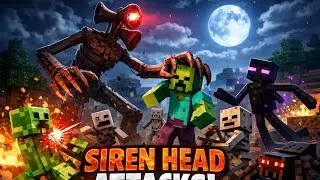 Siren head in Minecraft animation video part 1   @ratkidz  #youtube #minecraft #animation 