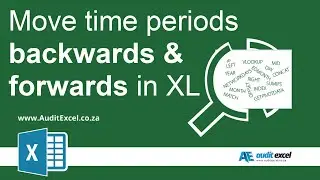 Compare data by moving time periods backwards and forwards in Excel