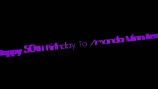 Happy 50TH Birthday To Amanda Winn Lee With Robchuckle And Friends 14TH November! :D