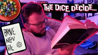 the dice decide how much i read (crime and punishment reading vlog)