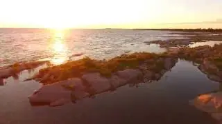 DJI Phantom 3 - Arial View of Painted Rock, Bayfield Inlet