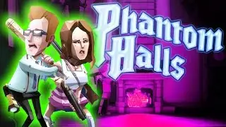 Cheerleader in a Haunted Mansion! - Phantom Halls Gameplay