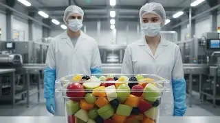 Inside a Modern American Fruit Salad Factory | From Fresh Harvest to Hygienic Packaging