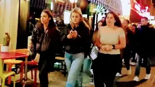 Amsterdam street Damstraat | Saturday night 19 March 2022 | 09:30 pm