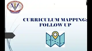 Curriculum Mapping Framework