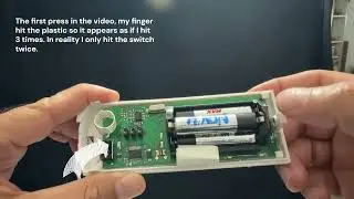 How to Program the Paradox DCT10 Wireless Door Contact/Transmitter
