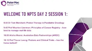 National Particle Therapy Symposium 2020 &ndash; Day 2, Session 1