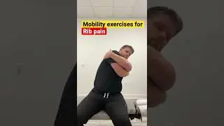 3 exercises to get rid of rib pain! #ribpain #therapeuticexercise #chiropractic #chiropractor