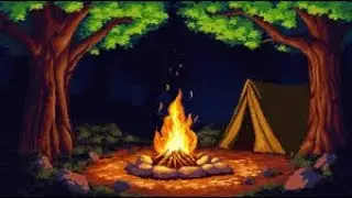 Deep Sleep Camping Campfire Sounds #sleep #relax #campfire #wind #cabin #fire #fireplacesounds