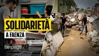 Faenza prova a rialzarsi dopo l'alluvione grazie ai volontari: 