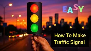 Easy Traffic Light Craft🚦| 🛑🟡🟢 Best Out of Waste Traffic Signal Craft | Easy Paper Craft Ideas