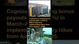 Big News for Cognizant|Bonus Payouts + Salary Hikes 2025 #becognizant #cognizance #trending #foryou