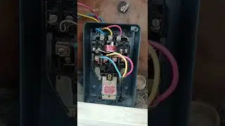 5 hp motor starter #shorts #viralvideo #switch #5hp