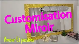 Customisation miroir إعادة تدوير مرآة قديمة mirror customization