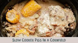 Slow Cooker Pigs in a Cornfield