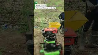Mesin Pencacah Batang Singkong Diladang Jadi kompos | Mesin Cacah Rumput Jt-5700 #mesincacahrumput