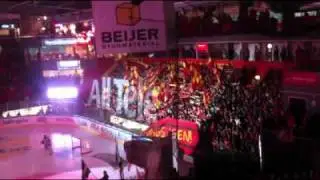 Lulefans sjunger nationals�ngen
