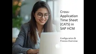 Cross-Application Time Sheet (CATS) in SAP HCM-Configuration & Process Overview #sap #saphcm