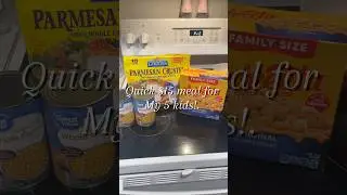 Quick meal for a my 5 kids. #affordablemeals #cooking #budgetfriendlymeals #familydinner