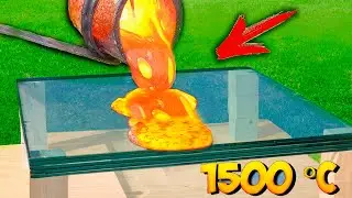 EXPERIMENT: LAVA vs BULLETPROOF GLASS