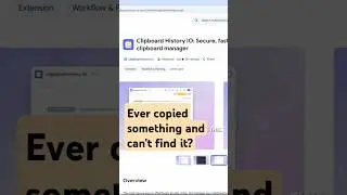 Clipboard History IO: Never Lose Anything You Copy!