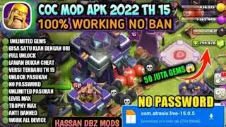 COC MOD APK 2022  DOWNLOAD CHEAT CLASH OF CLANS 15 0 3 HACK UNLIMITED❗PLENIXCLASH UPDATE TH TERBARU