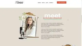 🔥 One-Page Author Website Template Reveal! 🔥