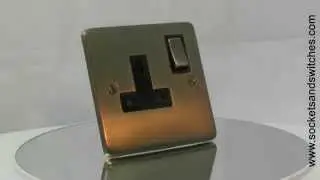 Low Profile Rounded Antique Brass